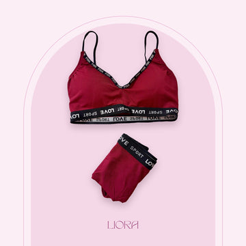 Summer Ice Silk Lace Foam Bra Set – Bra & Panty