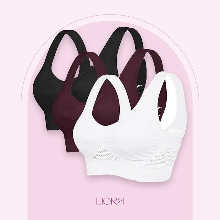 BUY 2 Get 1 FREE Breathable Cool Liftup Air Bra
